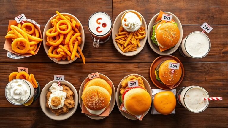 a w menu item prices