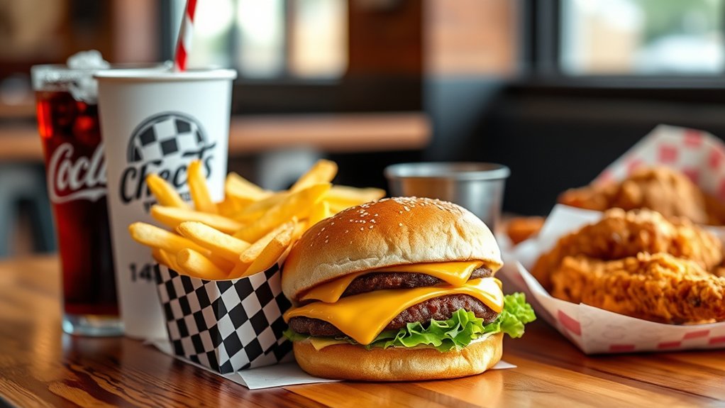 affordable checkers menu favorites