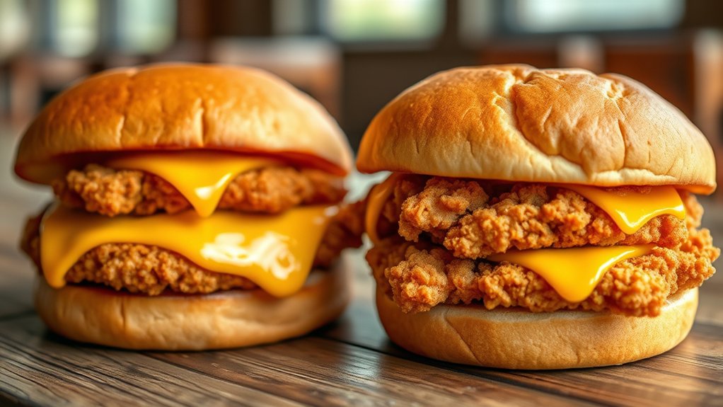 cheesy crispy juicy flavorful