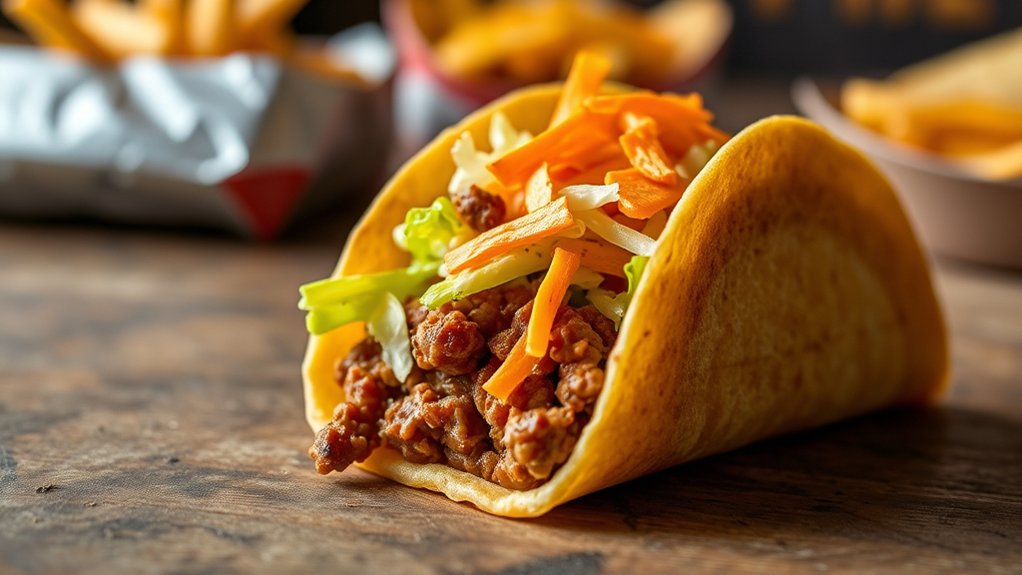 crispy flavorful taco customization