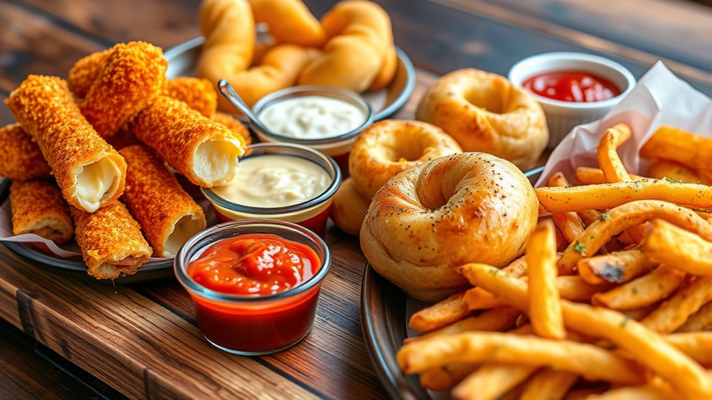 delicious sides enhance pizza