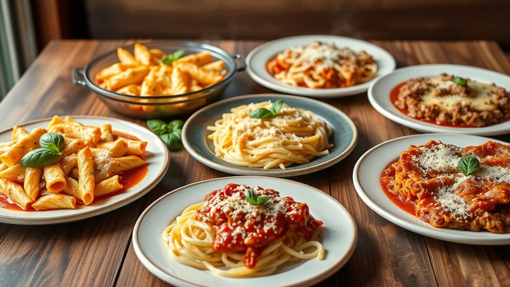 family friendly sbarro pasta options
