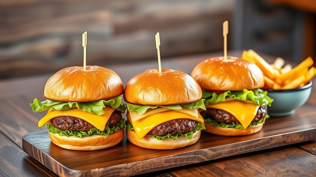 fresh high quality signature burgers