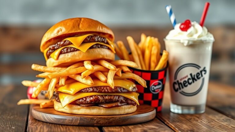 popular checkers menu items