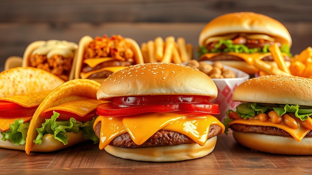 popular jack in the box menu