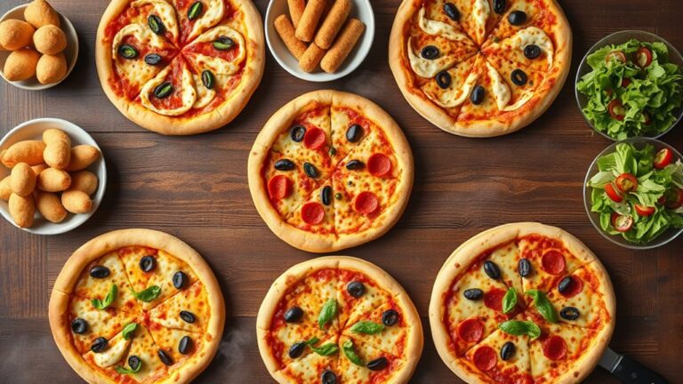 popular round table pizza selections