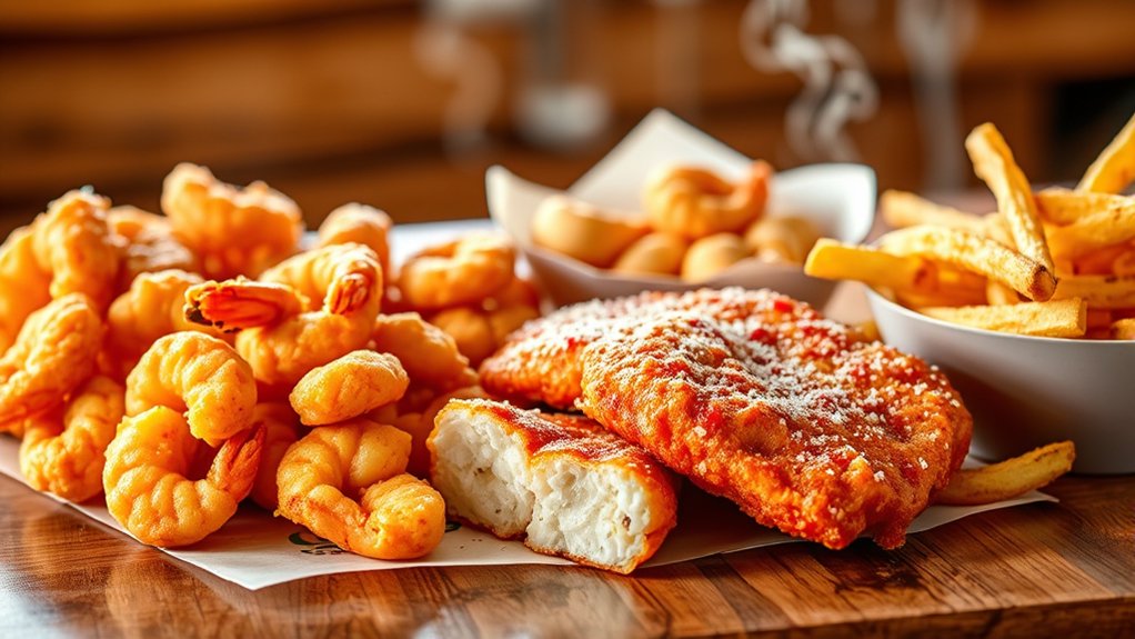 seafood menu and pricing