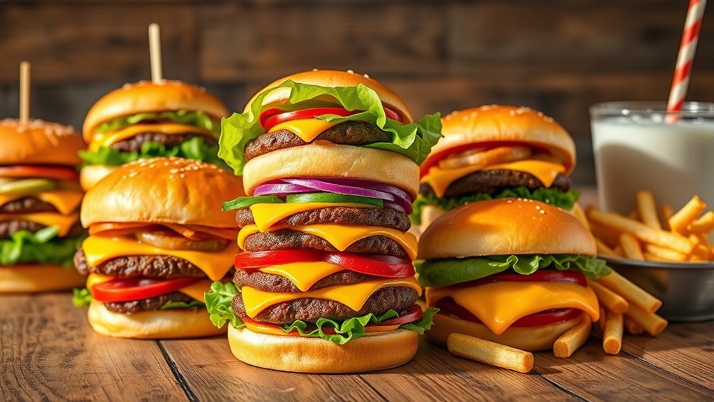 seasonal burger flavors now