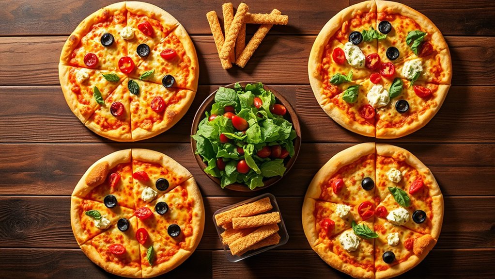 top five menu items