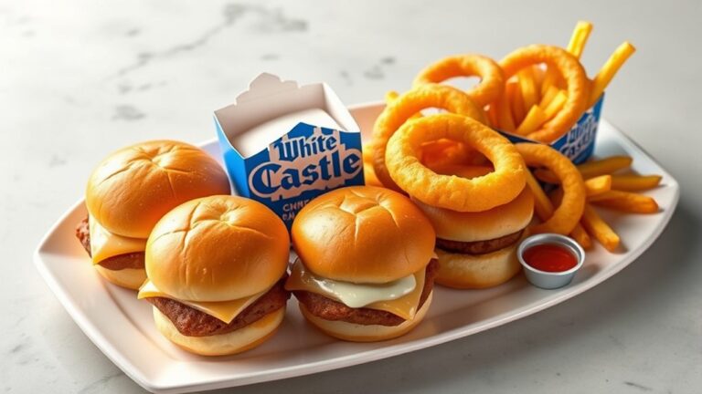 top white castle menu items