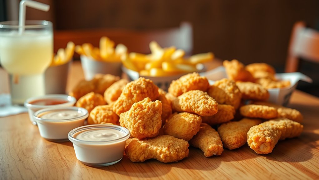 variety of chicken options